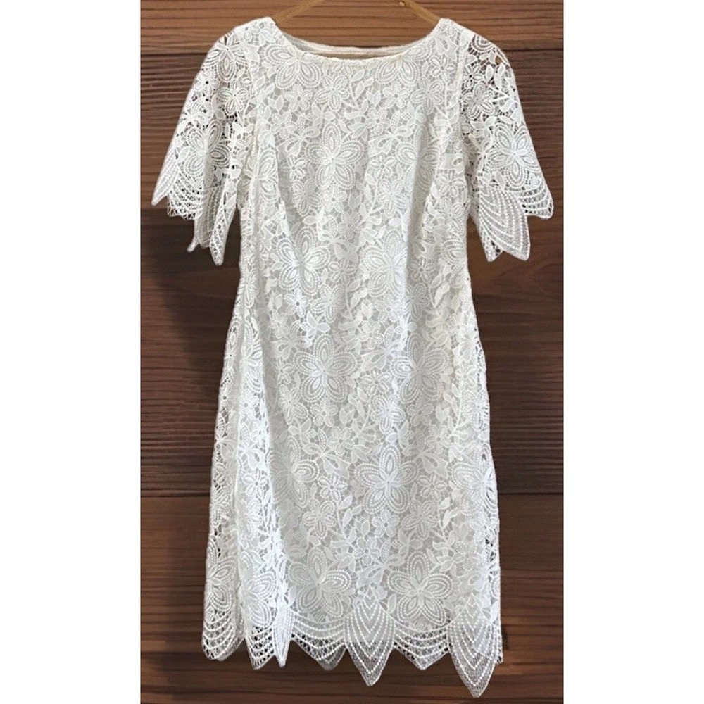 Anthropologie Charleston Lace Mini Dress Retail $180 Sz 0 Gorgeous Worn Once